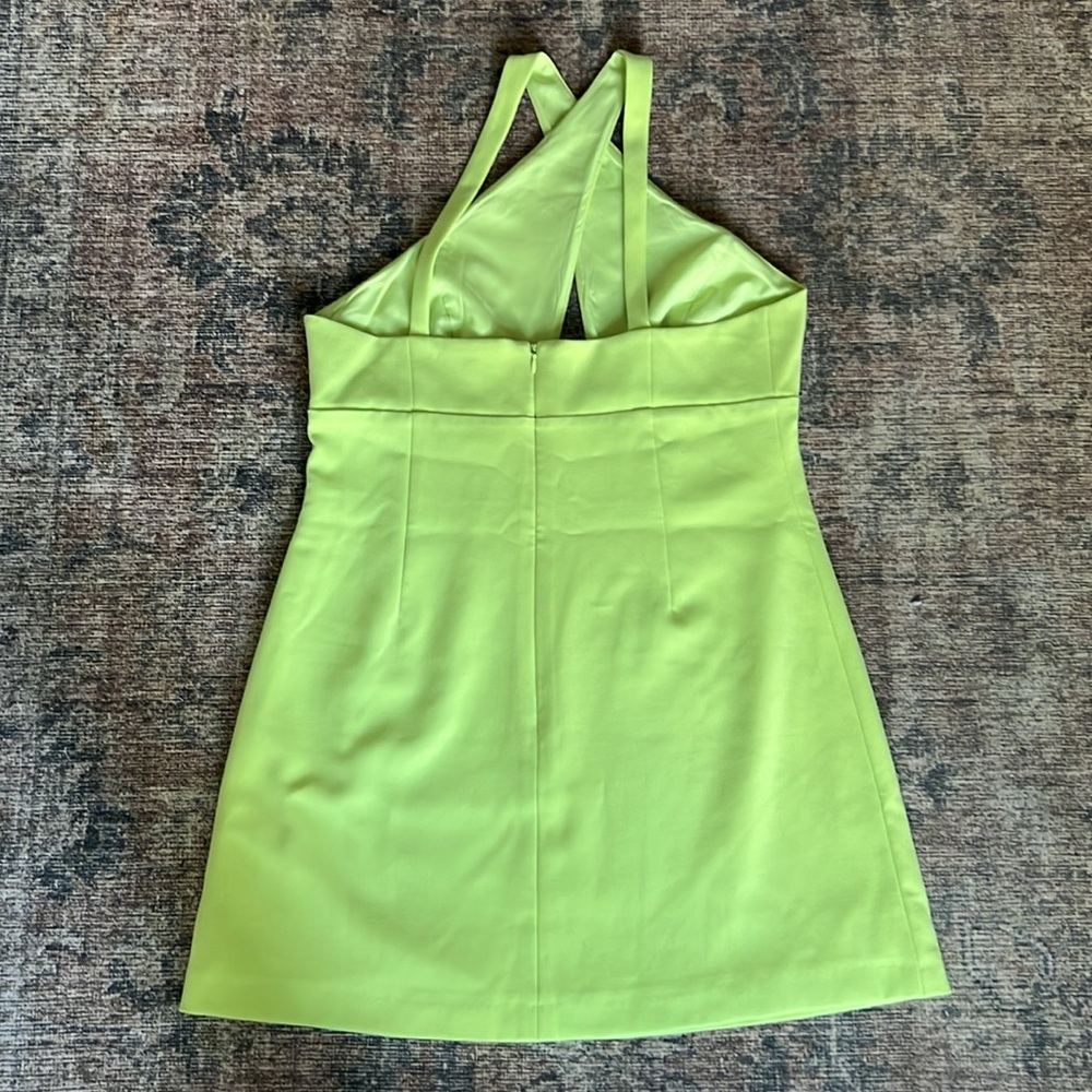 French Connection Whisper Ruth Crossover Mini Dress - Picture 6 of 6